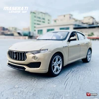 bburago 124 maserati levante suv golden die casting car collection model car toy simulation alloy model crafts decoration