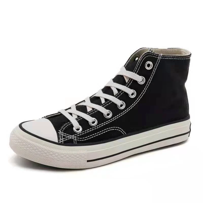 

Women's 1970s classic high-top canvas shoes women students Korean version 2021 summer all-match board shoes vulcanized shoes