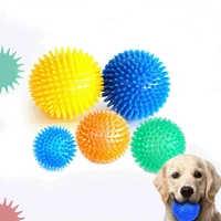 best selling pet supplies bite sound toy ball dog bite resistant bouncy ball dog bite toy spiky ball