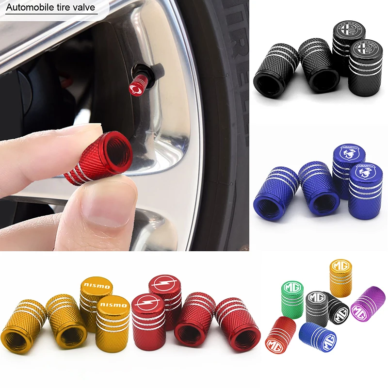 

4pcs Car Badge Tire Metal Waterproof Dustproof Valve Cover for Mercedes Benzs Amg W124 W211 W212 W210 W203 W204 W126 W168 W169