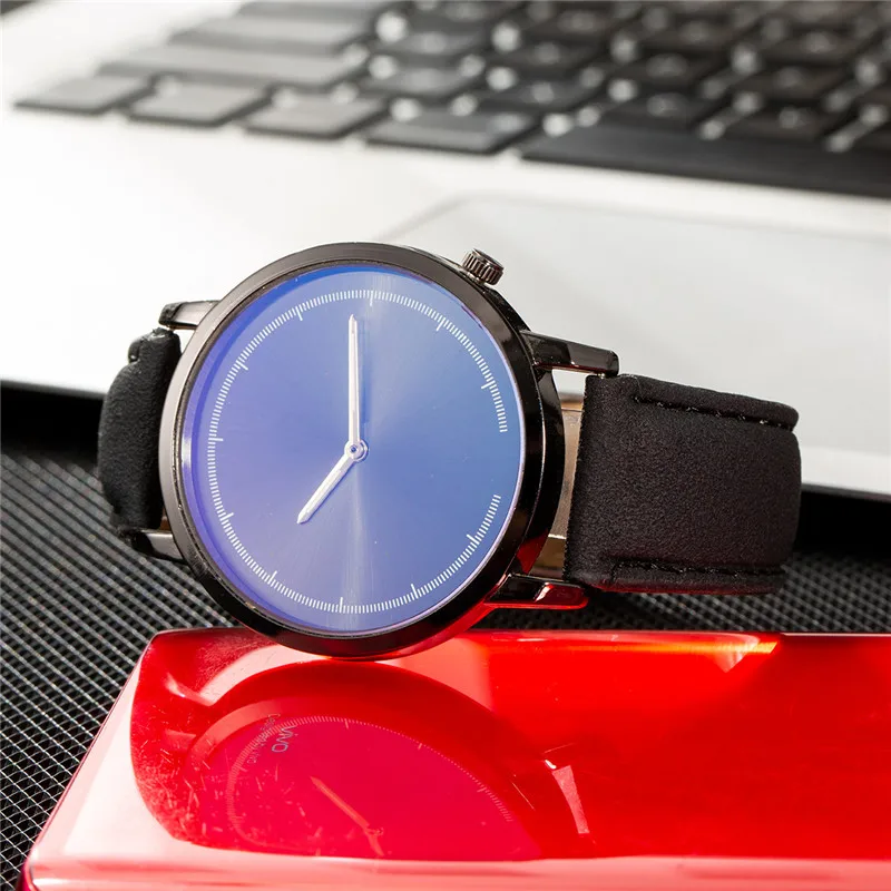 Мужские Простые часы WJ-8747 модные классические минималистичные кварцевые