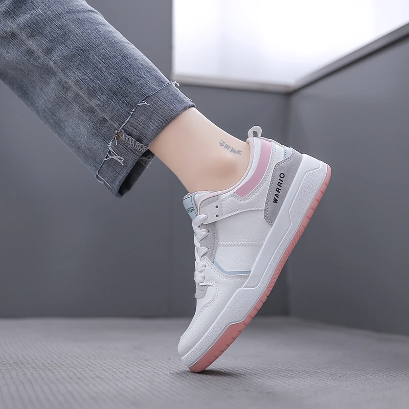 

2021 Breathable Tennis Sneakers Women Platform Chunky Wedges Shoes Fashion Casual Lace Up Dropshipping