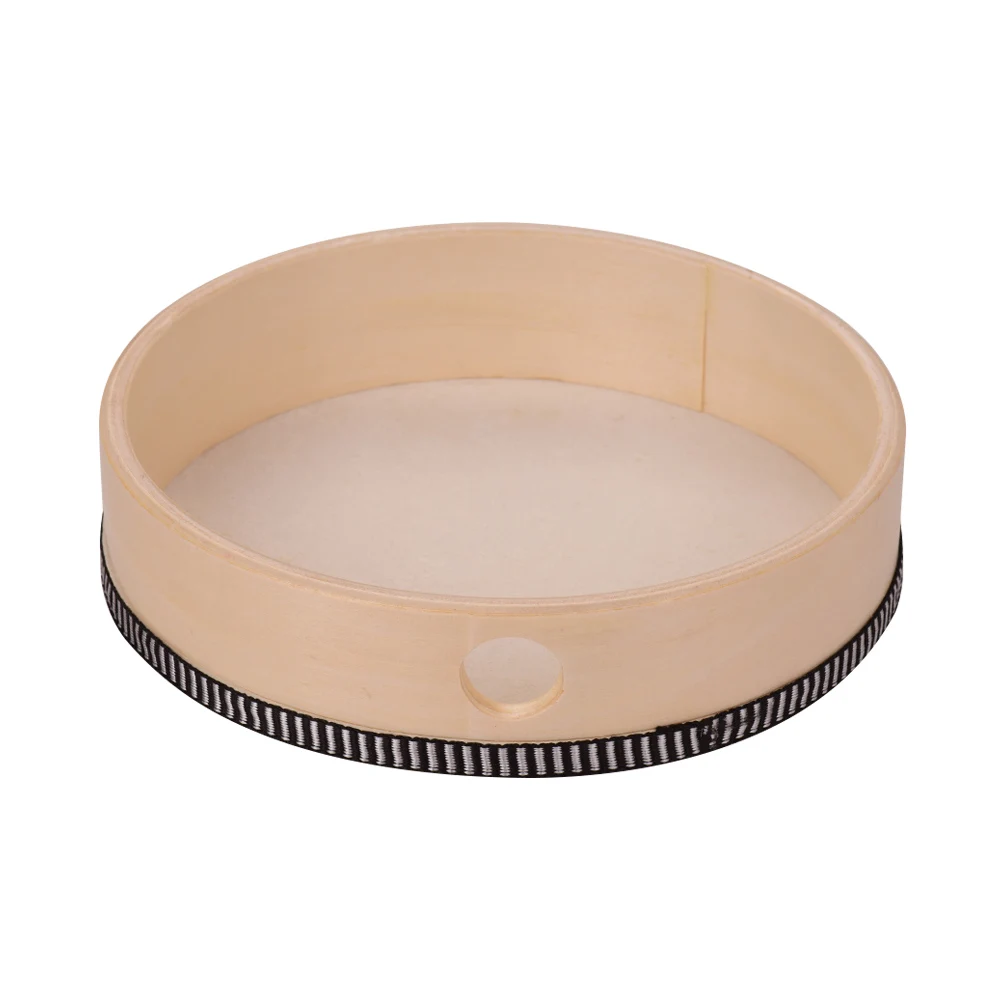 8 дюймов деревянный ручной барабан детская ударная игрушка деревянная рама