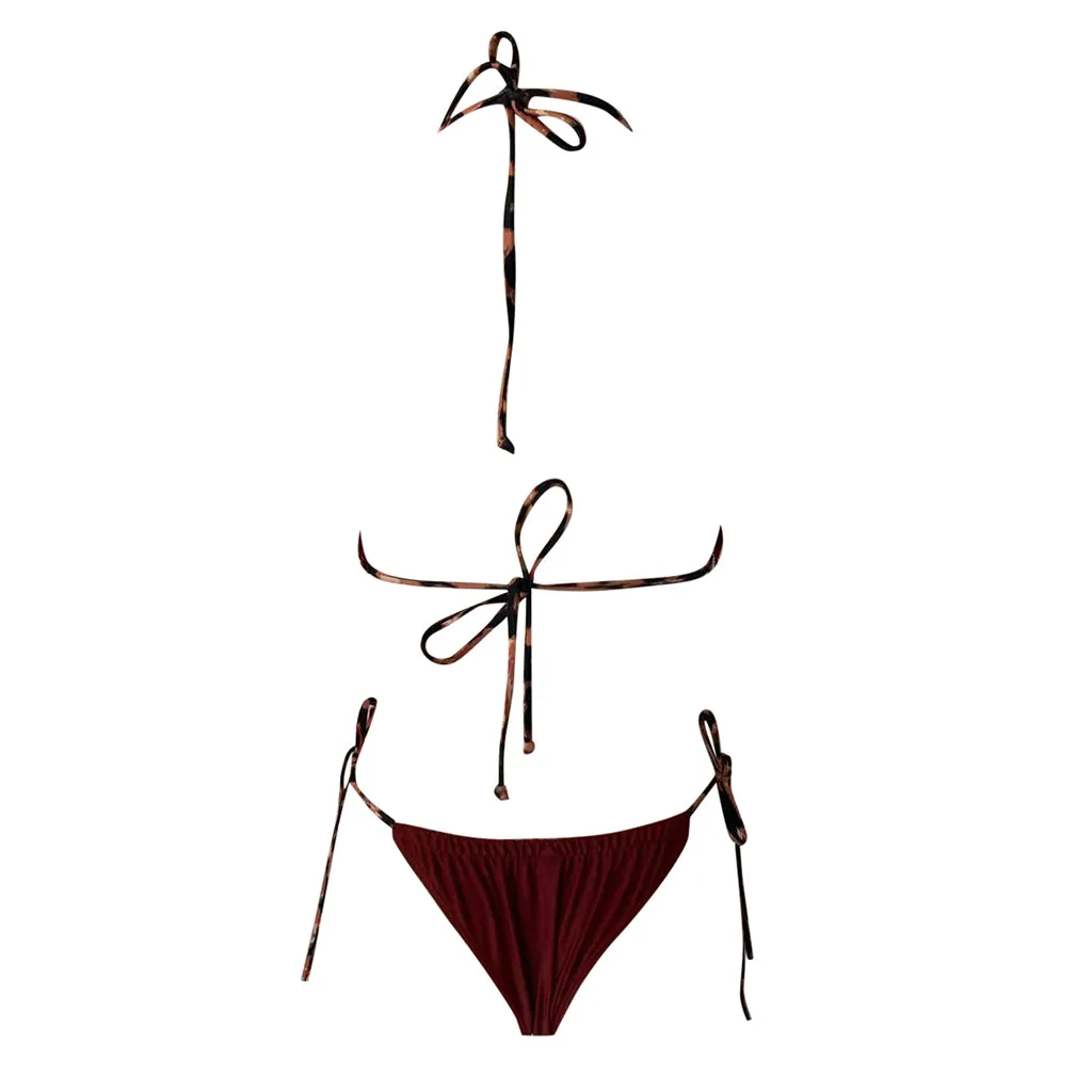 2 шт. сексуальный бикини костюм для женщин летний бандо мягкий пуш-ап с открытыми