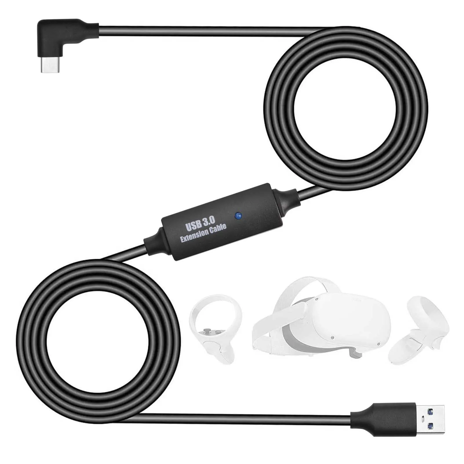 

5M High Speed Data Line USB C to A Type C Wire Cable for Oculus Quest Link VR Headset USB 3.0 Type-C Data Transfer Cable
