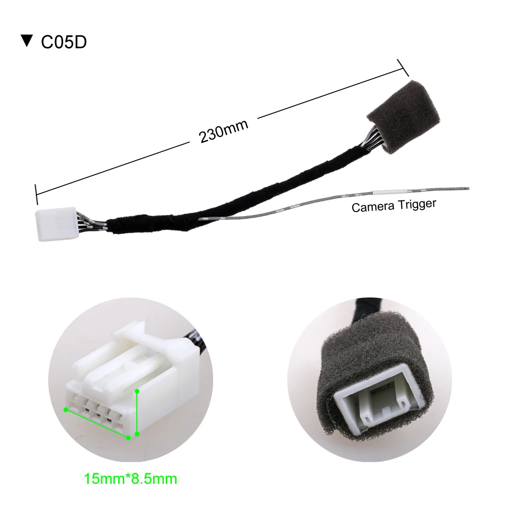 SINOSMART C05D/C20D контактный соединительный кабель для Toyota OEM Монитор Avensis Camry Corolla Prius RAV4 без повреждения проводов