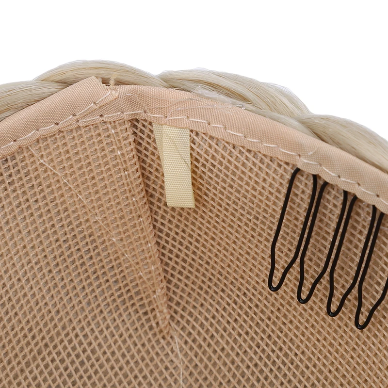 Сделай Сам Большой Пучок плетеный синтетический волос парик готовый к ношению