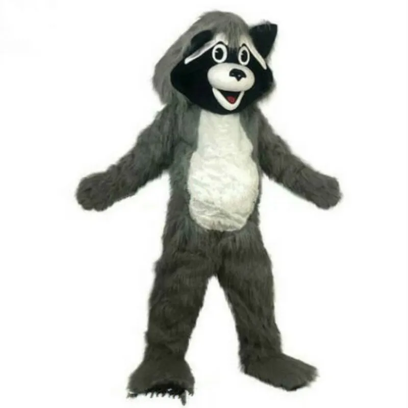 

New Christmas Carnival Performance Mascot Halloween Raccoon Cosplay Costume Adult Use Birthday Party Advertising Parade Set