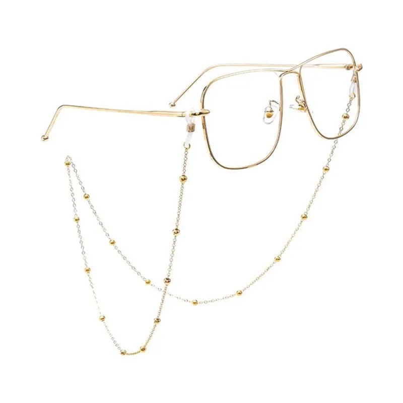 

Fashion Chic Eyeglasses Chain for Women Black Sunglasses Metal Rope Eyewear Non-Slip Smooth Necklace Girls Accessories Gift