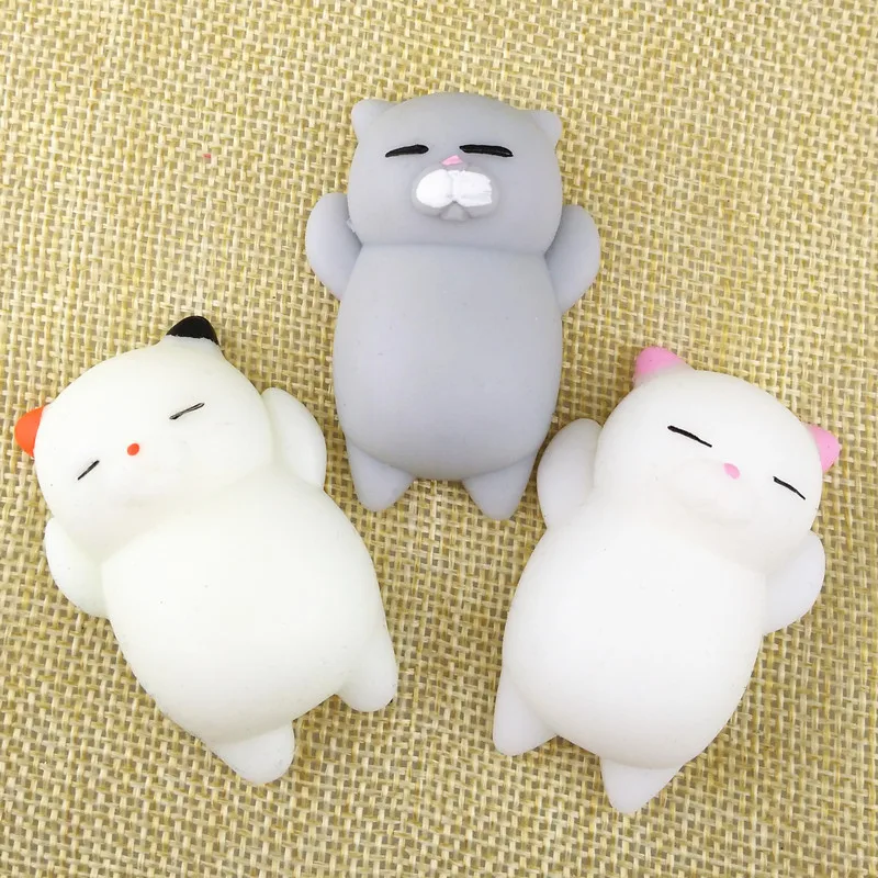 

1pcs Antistress Ball Mini Squeeze Toy Squishy Cat Cute Kawaii Doll Squeeze Stretchy Animal Healing Stress Hand Fidget Vent Toys