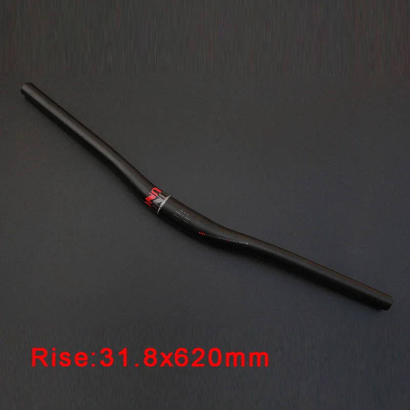 rise 620mm DH/FR/XC руль велосипеда Алюминий сплав горный велосипед руль плоский/талии колеса велосипеда MTB Ласточка один-образный 31.8mmX620/680/700/720 мм - Цвет: rise 620mm