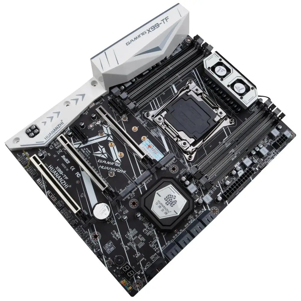 Материнская плата HUANANZHI X99 TF с Intel XEON E5 2678 V3 2*8G DDR3 RECC комплект памяти NVME SATA 3 0 USB