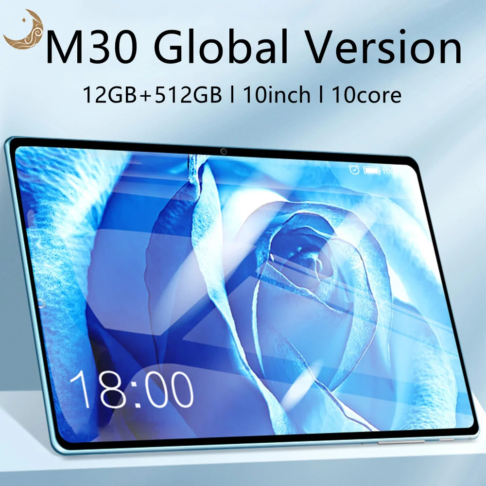 M30 Pro Tablet 10 inch Tablete android Global Version Network tablets android mtk6797 10 Core 12GB + 512GB Tablette Android 10.0