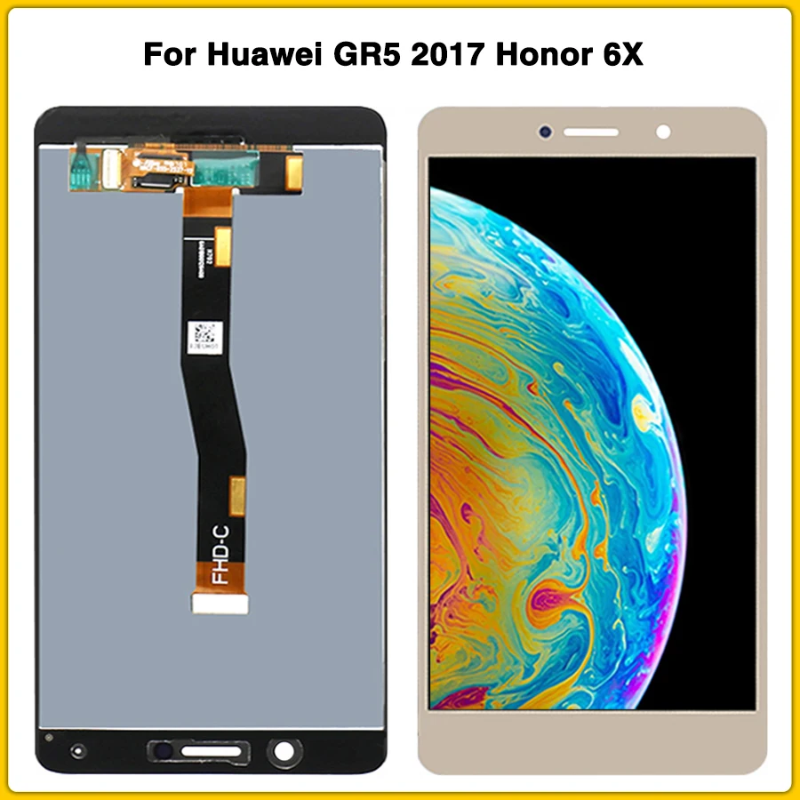 ЖК дисплей для Huawei GR5 2017 Honor 6X BLN L21 L24 AL10 5 сменный сенсорный экран с цифровым