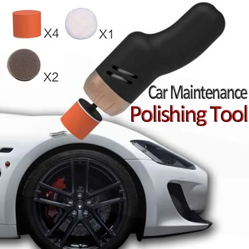 

1Set mini Upgraded Car Electric Polisher Cleaning and Polishing Waxing Machine Automobile urface Scratch Repair Tool accessories