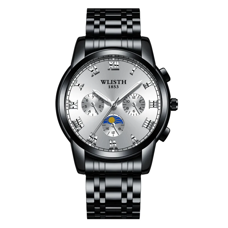 

Watch Men's Sports Quartz Watch Waterproof Fashion Trend Luminous Steel Strap Business Men's Watch