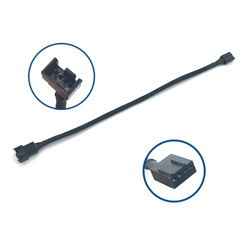 PWM Fan HUB материнская плата 4-контактный разветвитель (40 см) 1-5 кабель для
