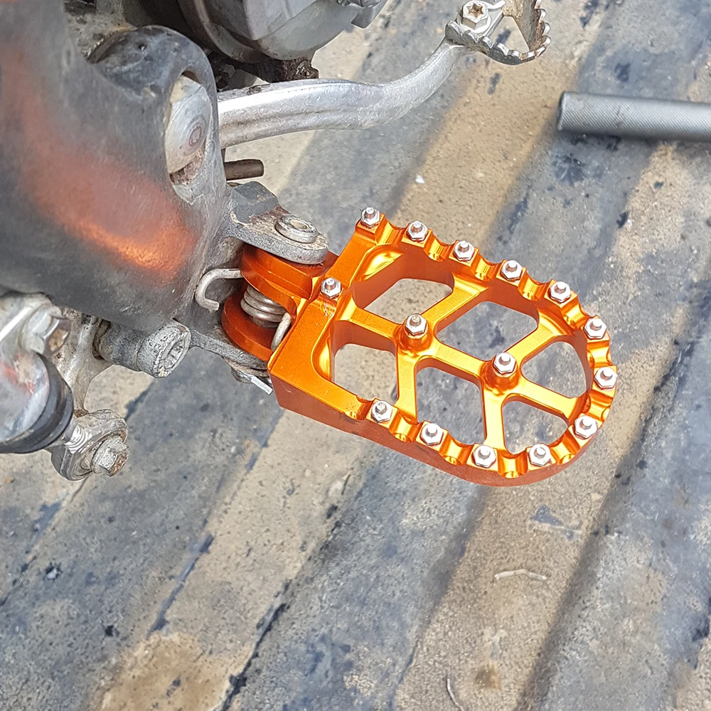 Мотоцикл с ЧПУ подножки педали Подставки подножки для Husqvarna TC TE FC FE FS 65 85 125 250 300 350 350S 450 501 501S