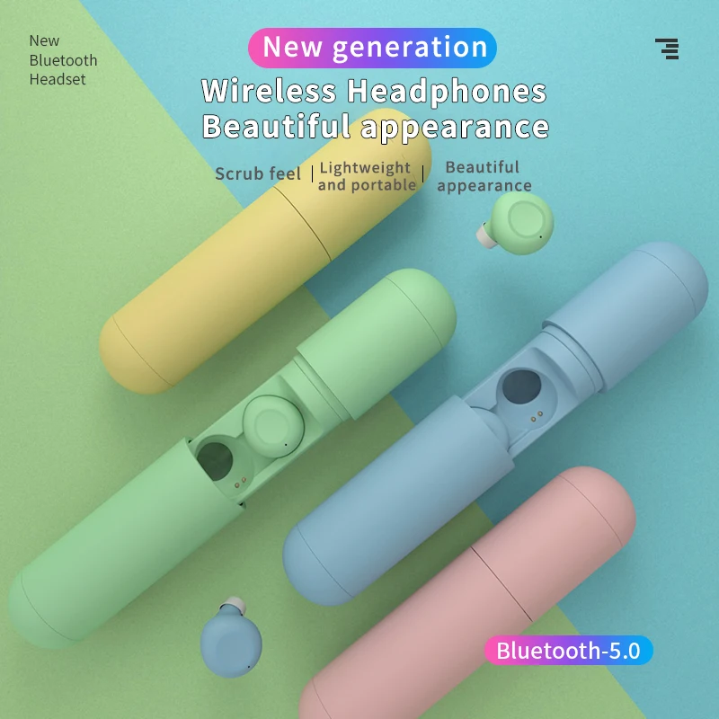 Bluetooth-наушники s10 беспроводные наушники с сенсорной кнопкой спортивные цветная