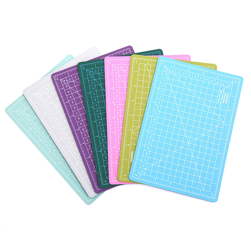 A5 Grid Cutting Mats Double-sided Self Healing Plate Cut Cardboard PVC Manual DIY Patchwork Pad | Канцтовары для офиса и дома