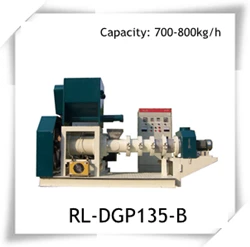 RL-DGP80-B, Новое поступление, 200-300 кг/ч, сухой корм для собак, машина, плавающий корм для рыб, экструдер, подходит для многих видов животных