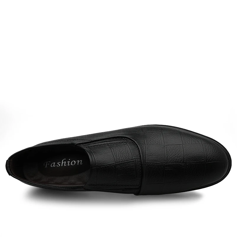 Мужские Кожаные слипоны CLAXNEO Дизайнерские повседневные Мокасины из натуральной