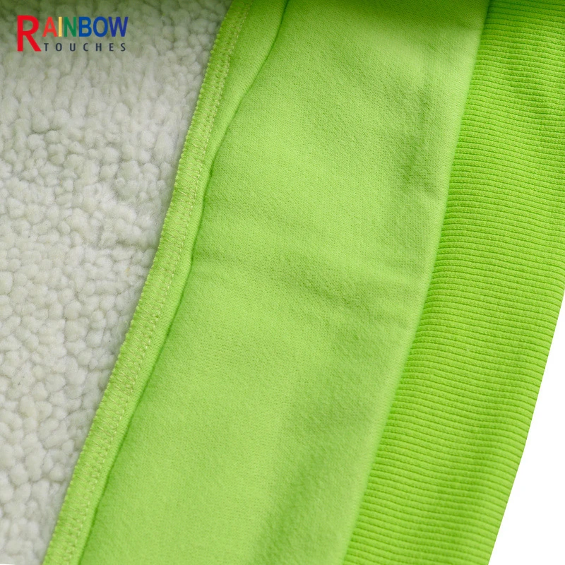 

Rainbowtouches 2021 Casual Hip Hop Contrast Stitched Hoodie Fake Two Pieces Plush Couple Jacket