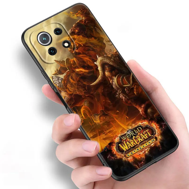 the world of warcraft phone case for xiaomi mi poco x3 nfc f3 gt m3 10t 11t 11x pro 11i a2 11 lite ne 5g civi soft black cover free global shipping