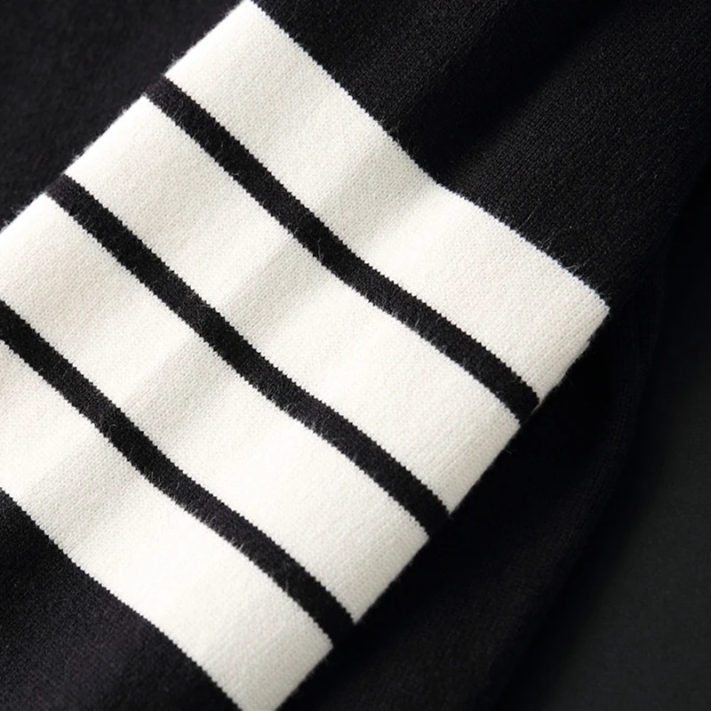 2022 new winter thickness pullover men o neck solid long sleeve warm slim sweaters mens sweater pull male clothing cotton wool free global shipping