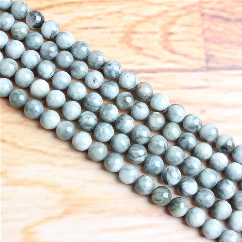 

Natural Stone Beads Matte Lava Natural Eagle eye stone Loose Stone Round Beads For DIY Jewelry Bracelet Necklace Make