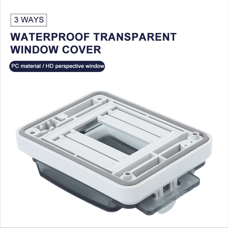3 WAYS Circuit Breaker Transparent Waterproof Box Window Distribution Protect Cover Monitor Observation Ip67 |