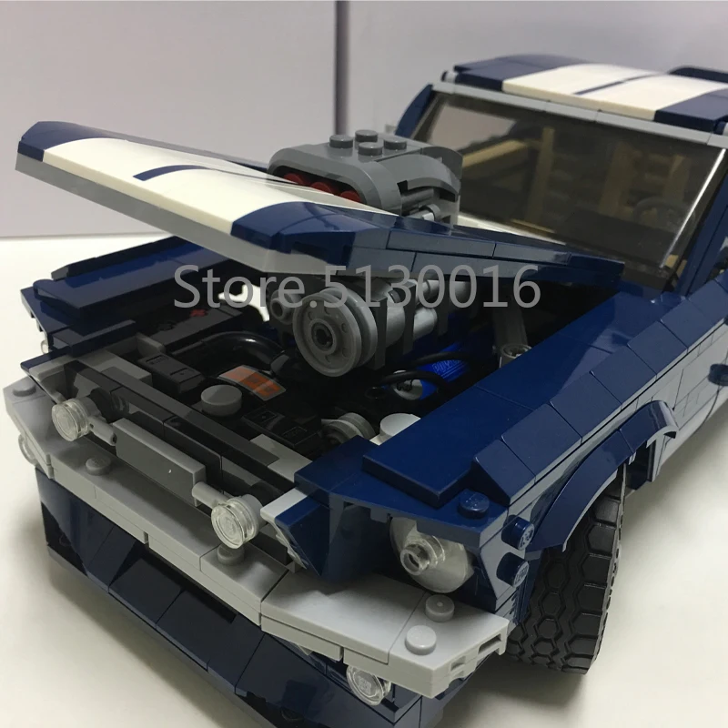 21047 Creator 10265 Forded Mustanged Car набор 1648 шт, техническая модель, строительные наборы, блоки, кирпичи, обучающие игрушки