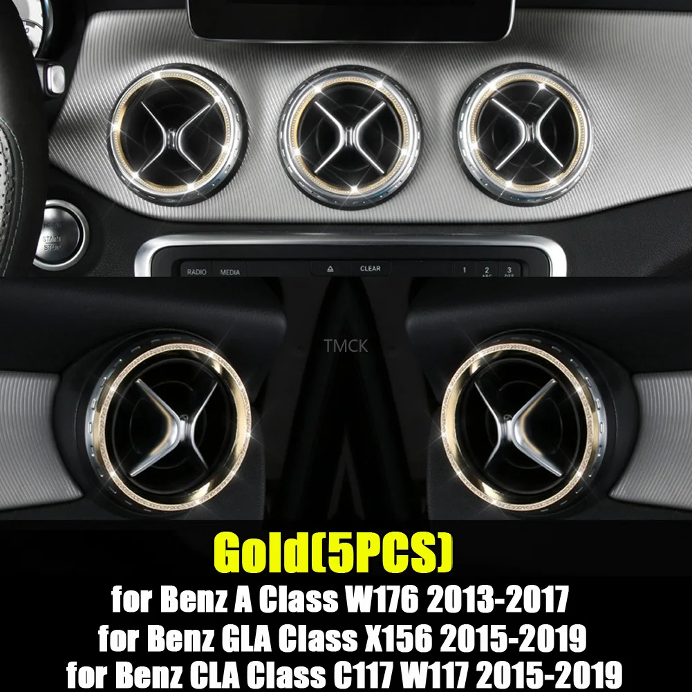 3 вида цветов для Mercedes Benz CLA GLA A Class C117 W117 X156 W176 Автомобильная Центральная приборная