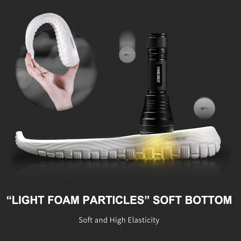 

Onemix New Running Shoes For Men Walking Outdoor Lightweight Shock Sneakers Breathable Comfortable Jogging Non-slip Sport Shoes