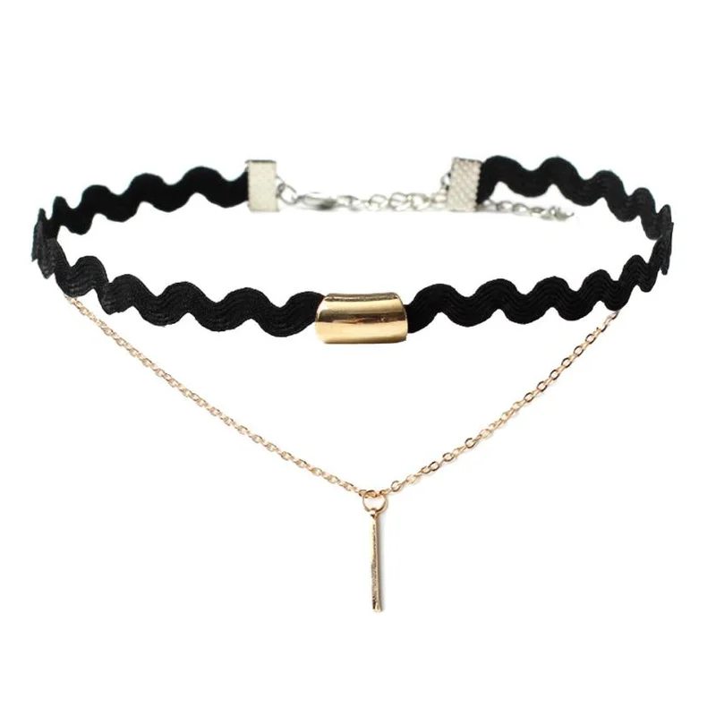 1 шт. колье ожерелье набор стрейч бархат Классический готический шнурок