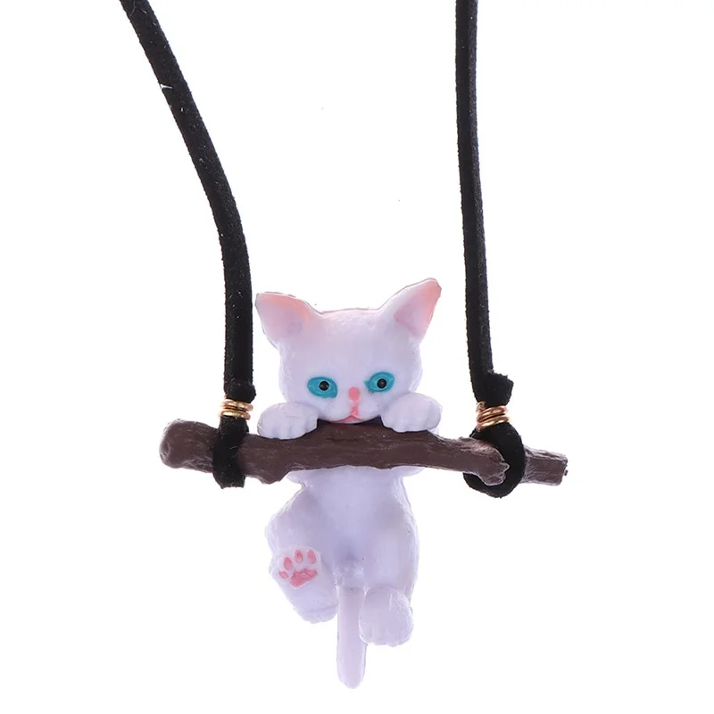 

Car Pendant Creative Cute Branch Cat Rearview Mirror Pendant Auto Interior Parts Decoration Car Anime Accessories