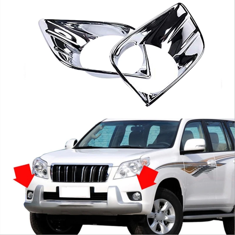 2 шт. автомобильные передние противотуманные фары декоративные рамка Накладка