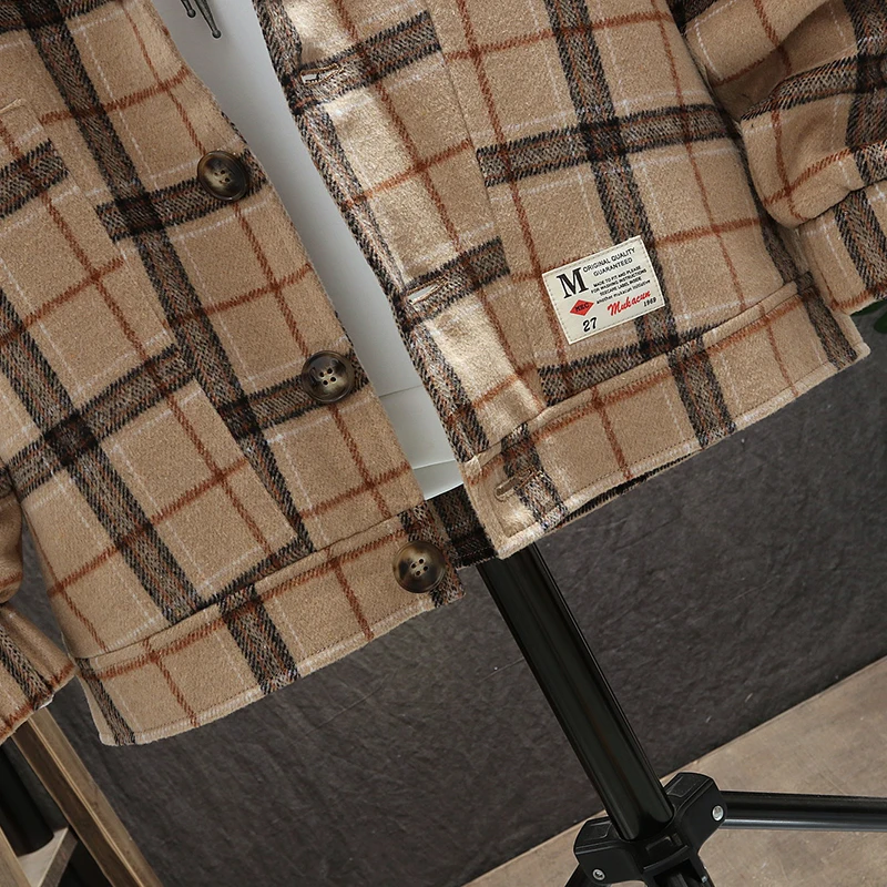 Шерстяное пальто куртки для мужчин новинка 2019 Осень-зима Ретро стиль