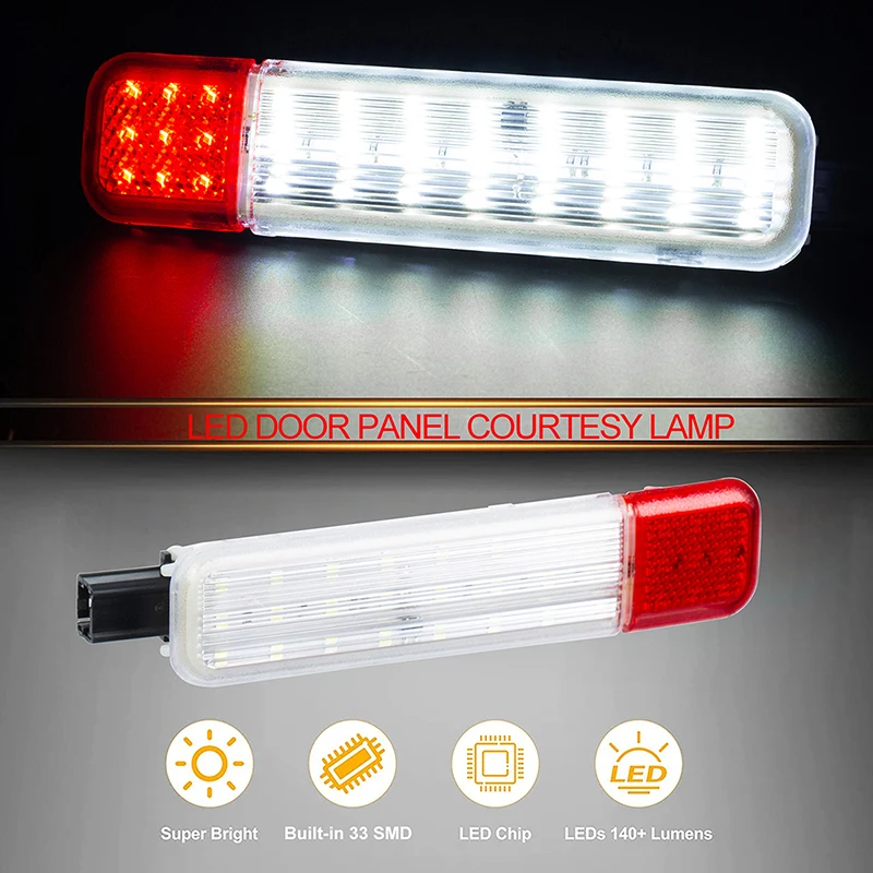 

Auto LED Lamp Bulb Car Door Panel Courtesy Light For 2001-2006 Chevrolet Silverado Tahoe Avalanche GMC Cadillac 2PCS Styling