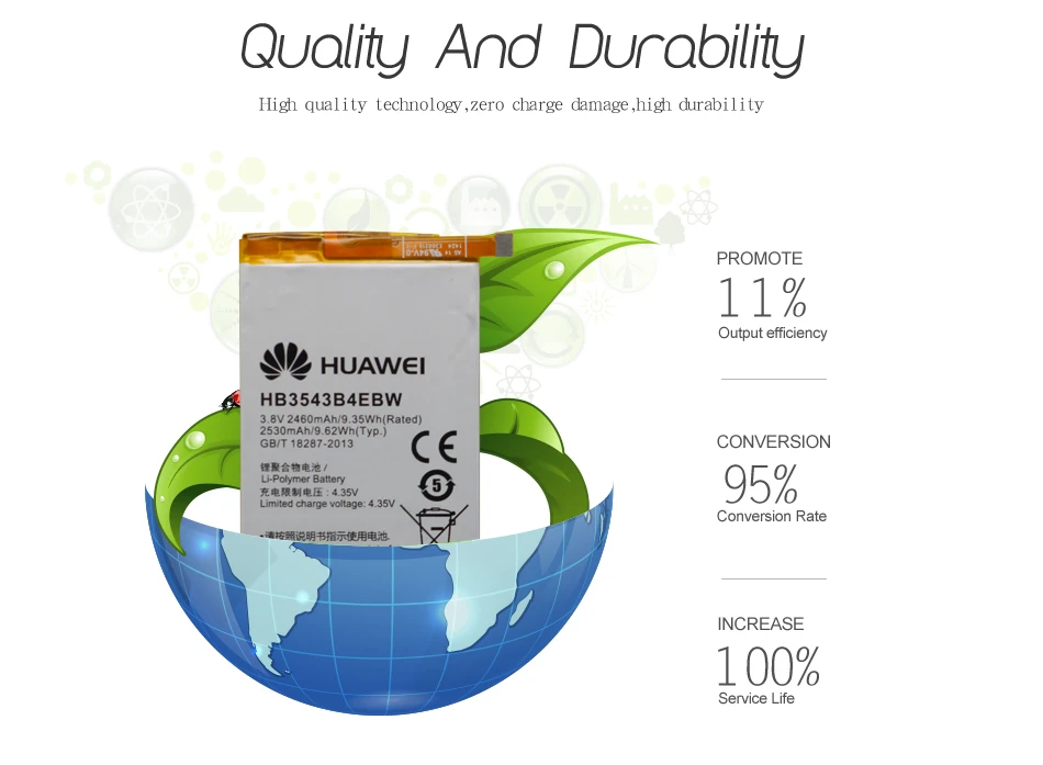 Hua Wei аккумулятор для телефона HB3543B4EBW для huawei Ascend P7 L07 L09 L00 L10 L05 L11 Сменные Аккумуляторы 2460 мАч+ Инструменты