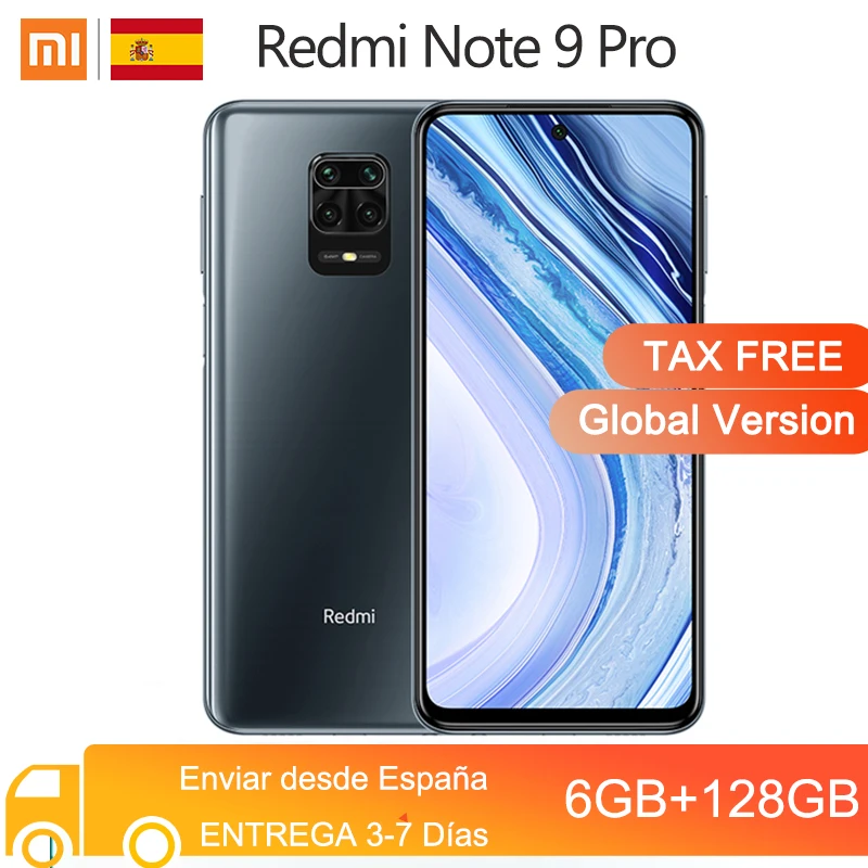 Глобальная версия Xiaomi Redmi Note 9 Pro 64 Гб 128 NFC Snapdragon 720 Octa Core мегапиксельная
