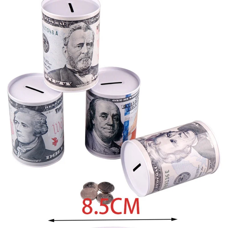 Бытовая жесть копилка большая емкость Spaarpot Европейский доллар автомобильный