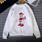 Мультяшный Счастливого Рождества Свитшот креативные крутые Свободные толстовки хипстерские современные диснеевские рождественские ромашки утка пуловер унисекс