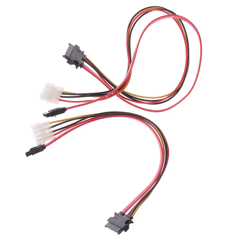 

30CM/50CM 7+15 22Pin sata to esata port 4pin power interface cable hard drive disk cable