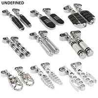 25mm 32mm motorcycle highway pegs crash bar clamp mount engine guard foot pegs footrest for harley sportster softail chopper