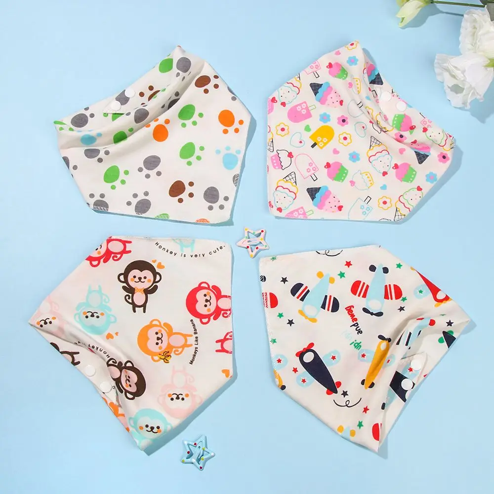 

1PC Cotton Baby Scarf Muslin Burp Cloth Bandana Bibs Newborn Baby Boy Infant Girl Toddler Winter Scarf Waterproof Bib