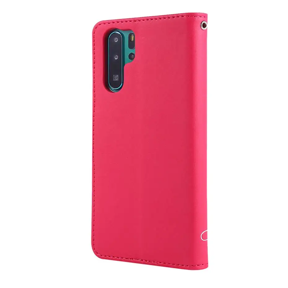 Флип кейс из искусственной кожи для huawei Honor 20 10 Lite Pro чехол кошелек P20 P30 Y6 Y7 2019 милый