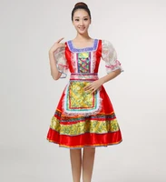 russian ethnic dance dress women short sleeve ukrainian