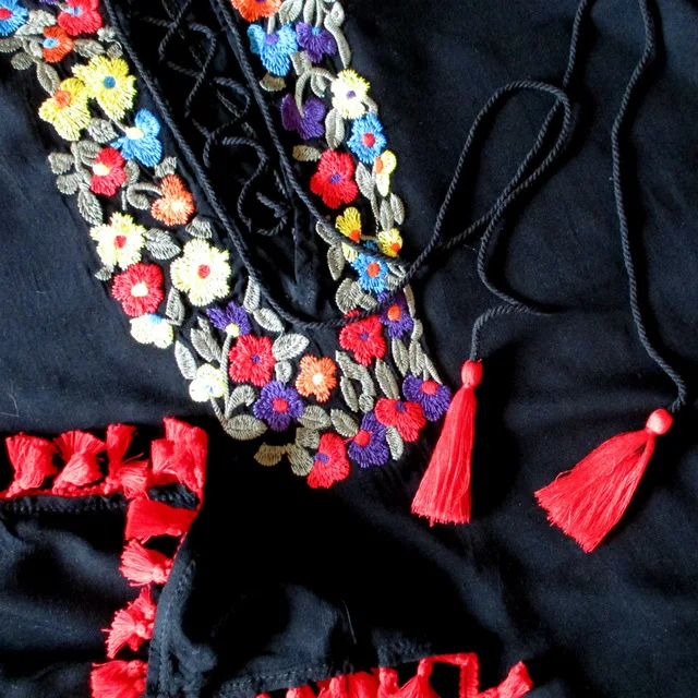 Хлопчатобумажный пляжный купальный костюм с вышивкой Saida de Praia женские бикини