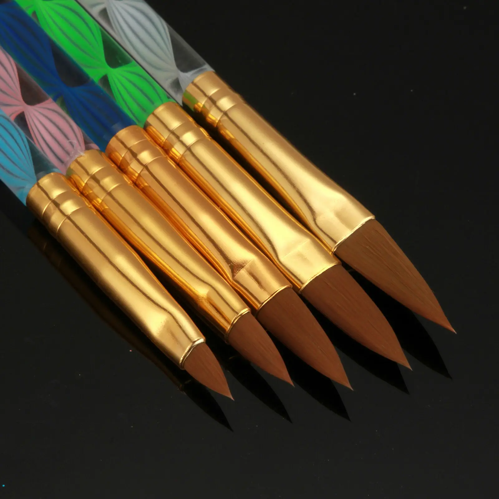 Профессиональный акриловый жидкий порошок французский дизайн ногтей наконечник